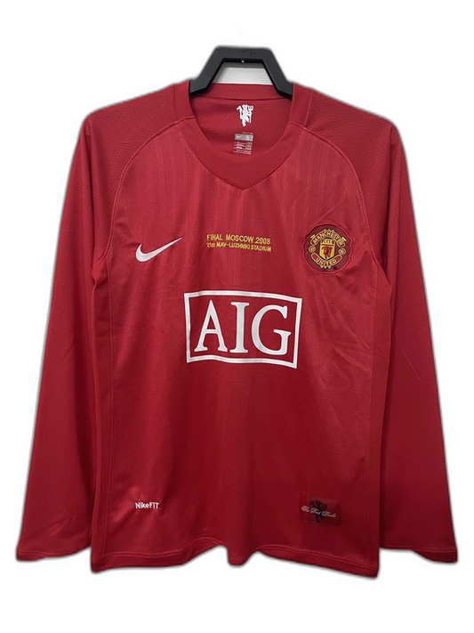 Manchester United 07/08 I Home  - Long Sleeve Retro Version