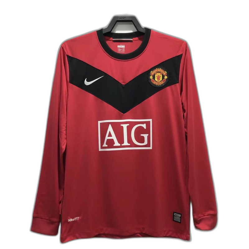Manchester United 2010 I Home  - Long Sleeve Retro Version