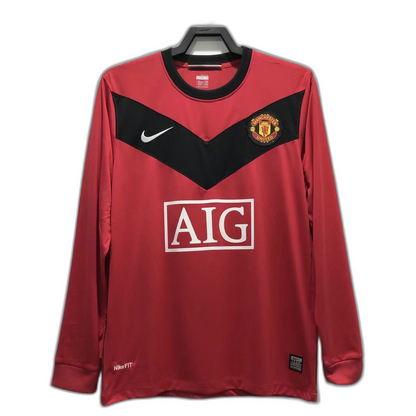 Manchester United 2010 I Home  - Long Sleeve Retro Version