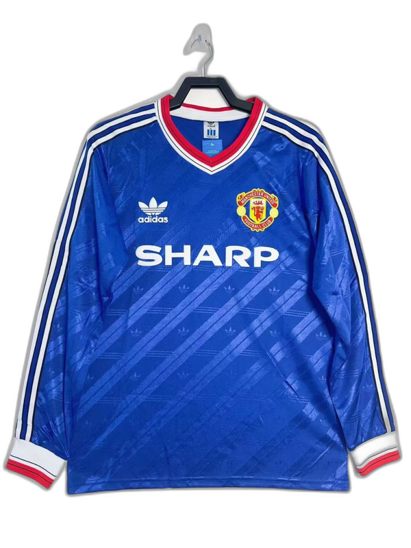 Manchester United 86/88 III Third  - Long Sleeve Retro Version