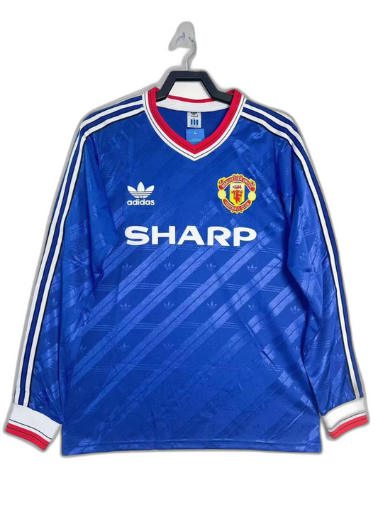 Manchester United 86/88 III Third  - Long Sleeve Retro Version