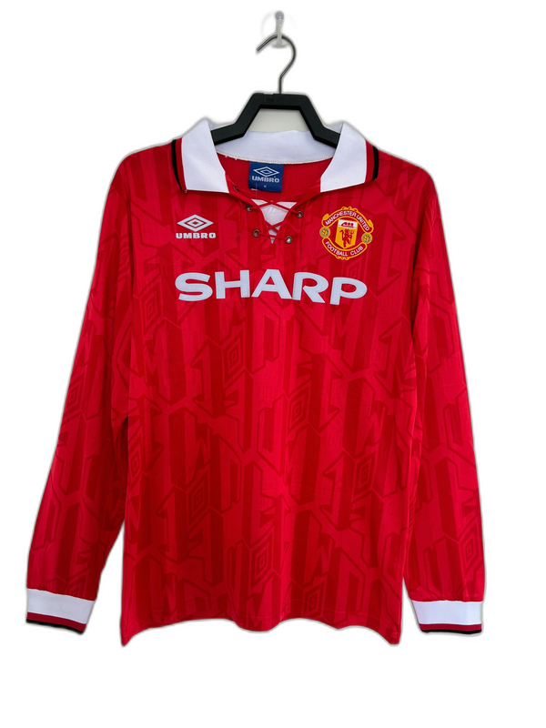 Manchester United 92/94 I Home  - Long Sleeve Retro Version