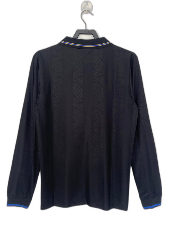 Manchester United 93/94 Black  - Long Sleeve Retro Version