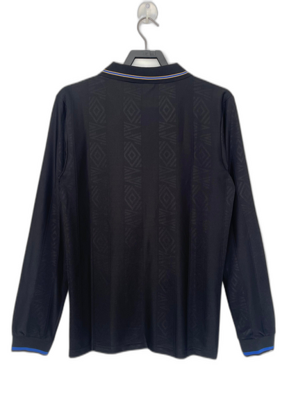 Manchester United 93/94 Black  - Long Sleeve Retro Version
