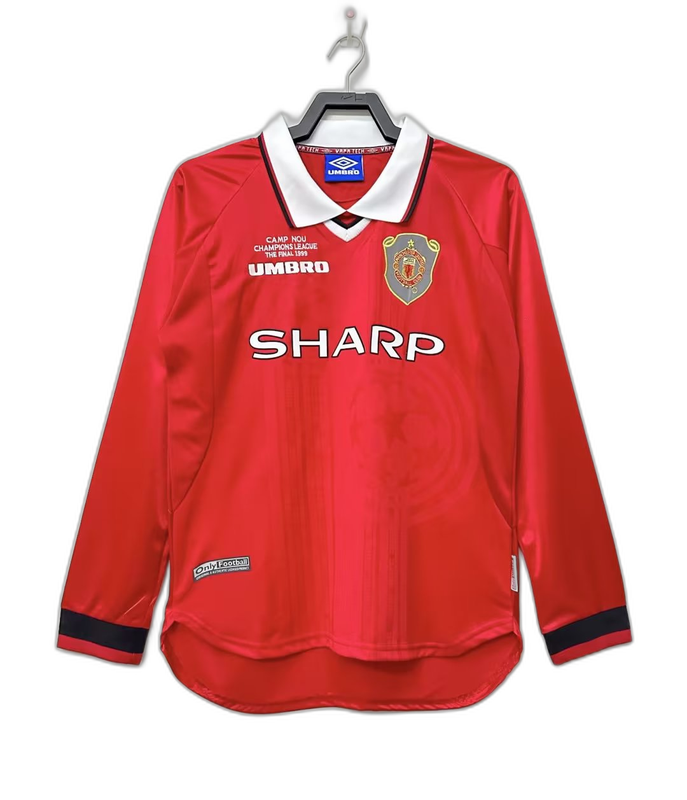 Manchester United 99/00 I Home  - Long Sleeve Retro Version