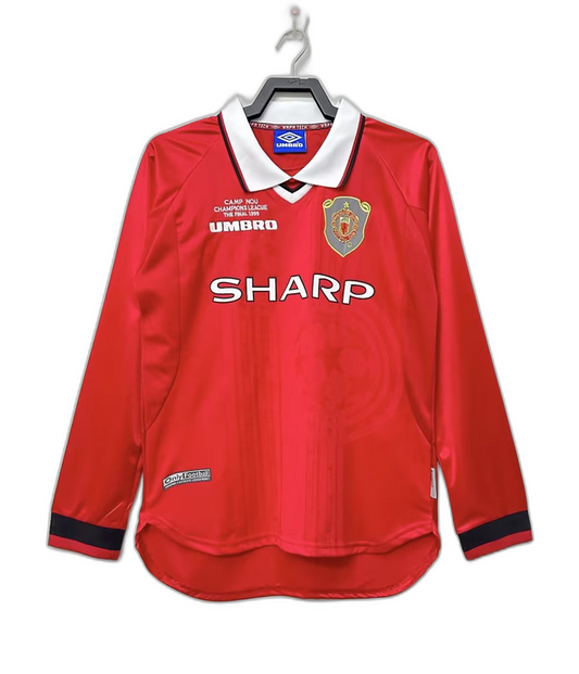 Manchester United 99/00 I Home  - Long Sleeve Retro Version