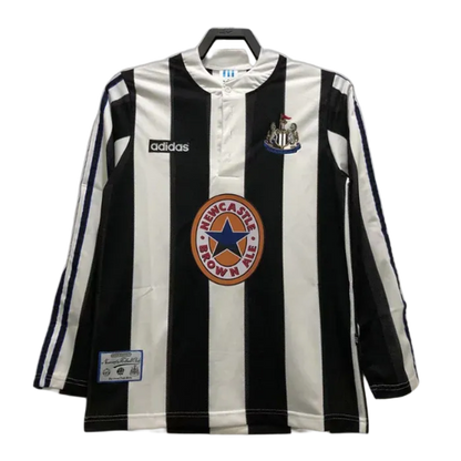 Newcastle United 95/97 I Casa - Versão Retrô Manga Longa