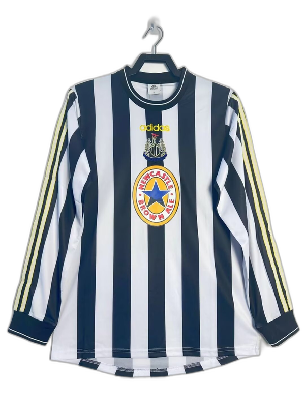 Newcastle United 97/99 I Casa - Versão Retrô Manga Longa
