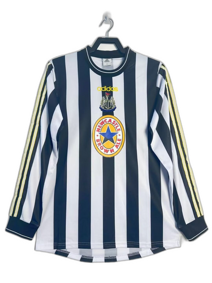 Newcastle United 97/99 I Casa - Versão Retrô Manga Longa