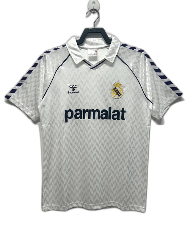 Real Madrid 86/87 I Casa - Versão Retrô