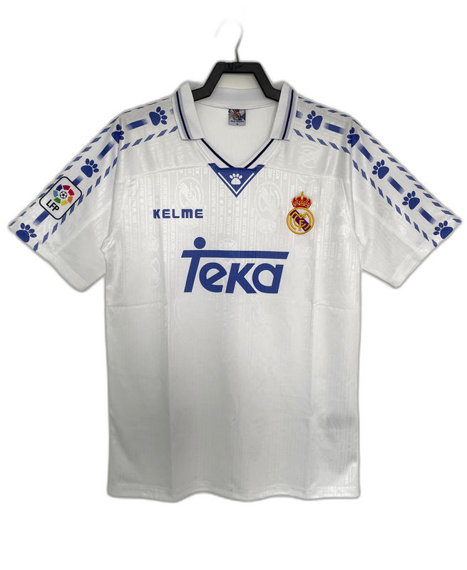 Real Madrid 96/97 I Casa - Versão Retrô