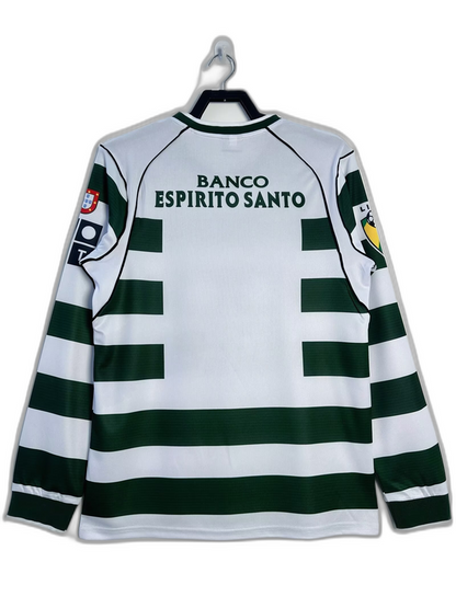 Sporting Lisbon 01/03 I Home  - Long Sleeve Retro Version